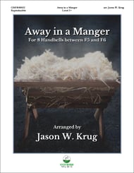 Away in a Manger Handbell sheet music cover Thumbnail